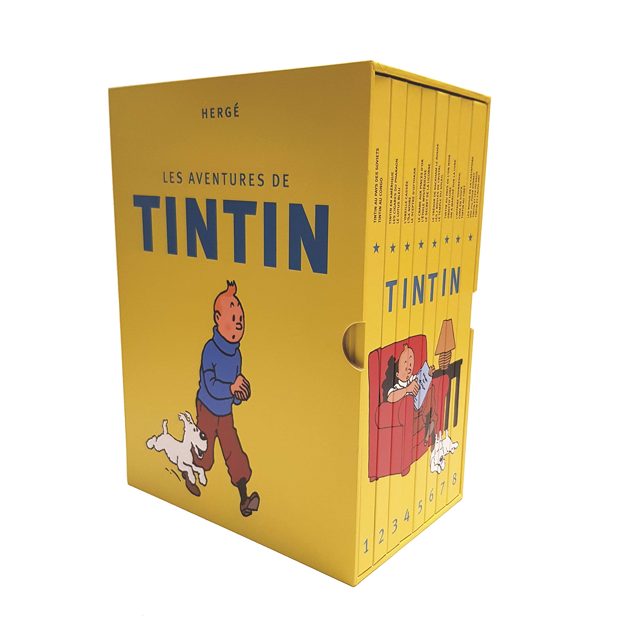 Coffret integrale Tintin en 8 volumes: La collection complète Manga