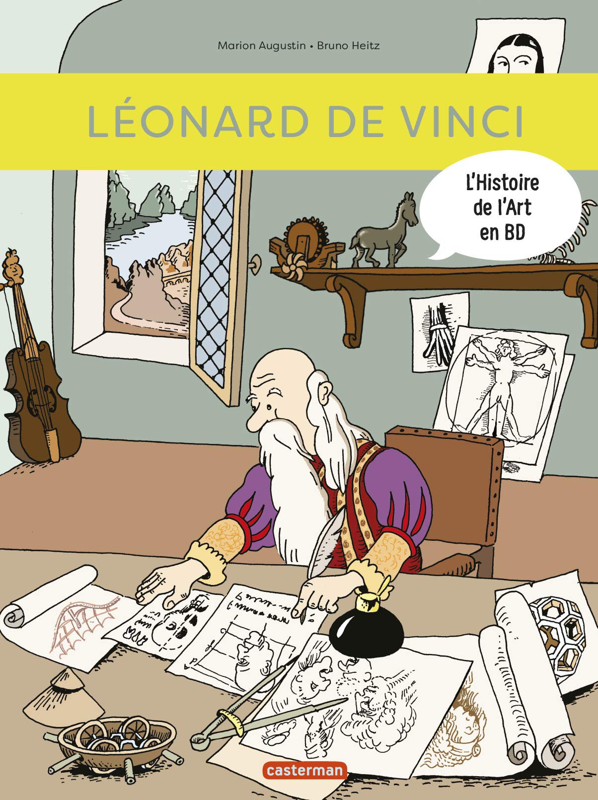 L'Histoire de l'Art en BD - Léonard de Vinci Manga