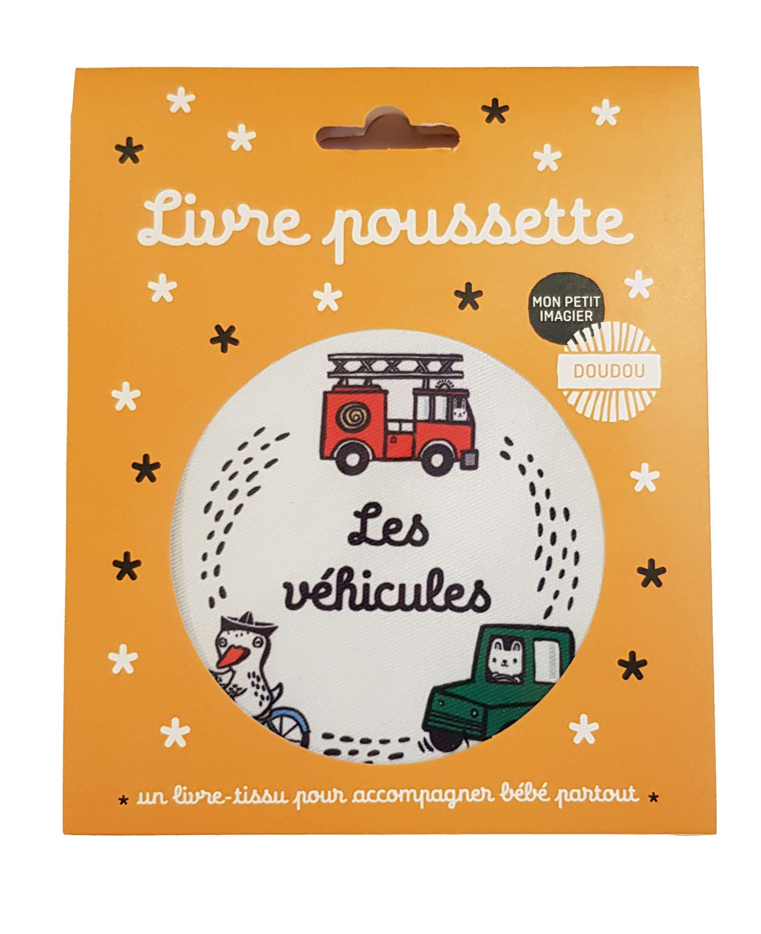 Livre poussette - Les véhicules book