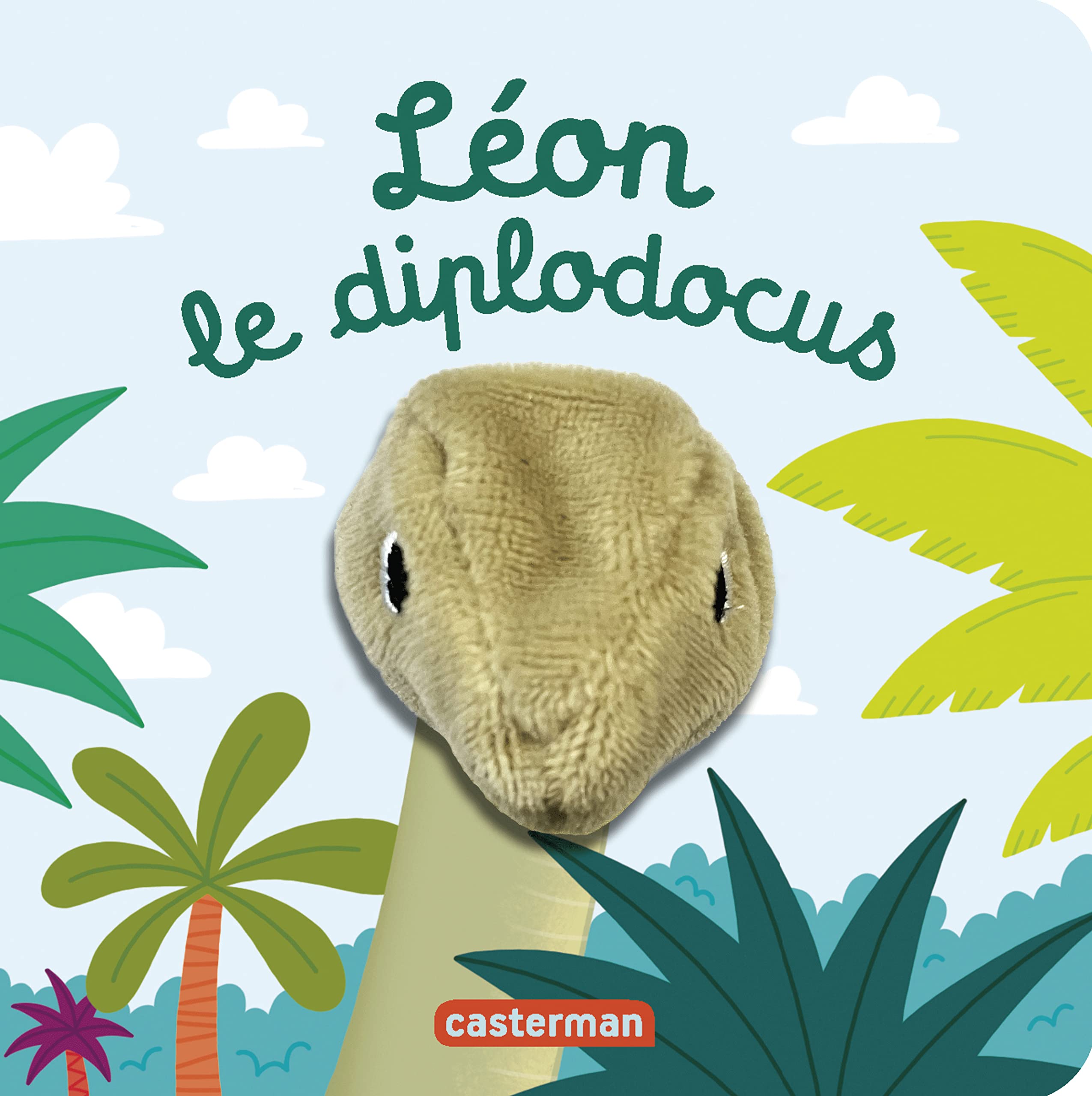Léon le diplodocus: Livre marionnette pour bébé - dès 3 mois book