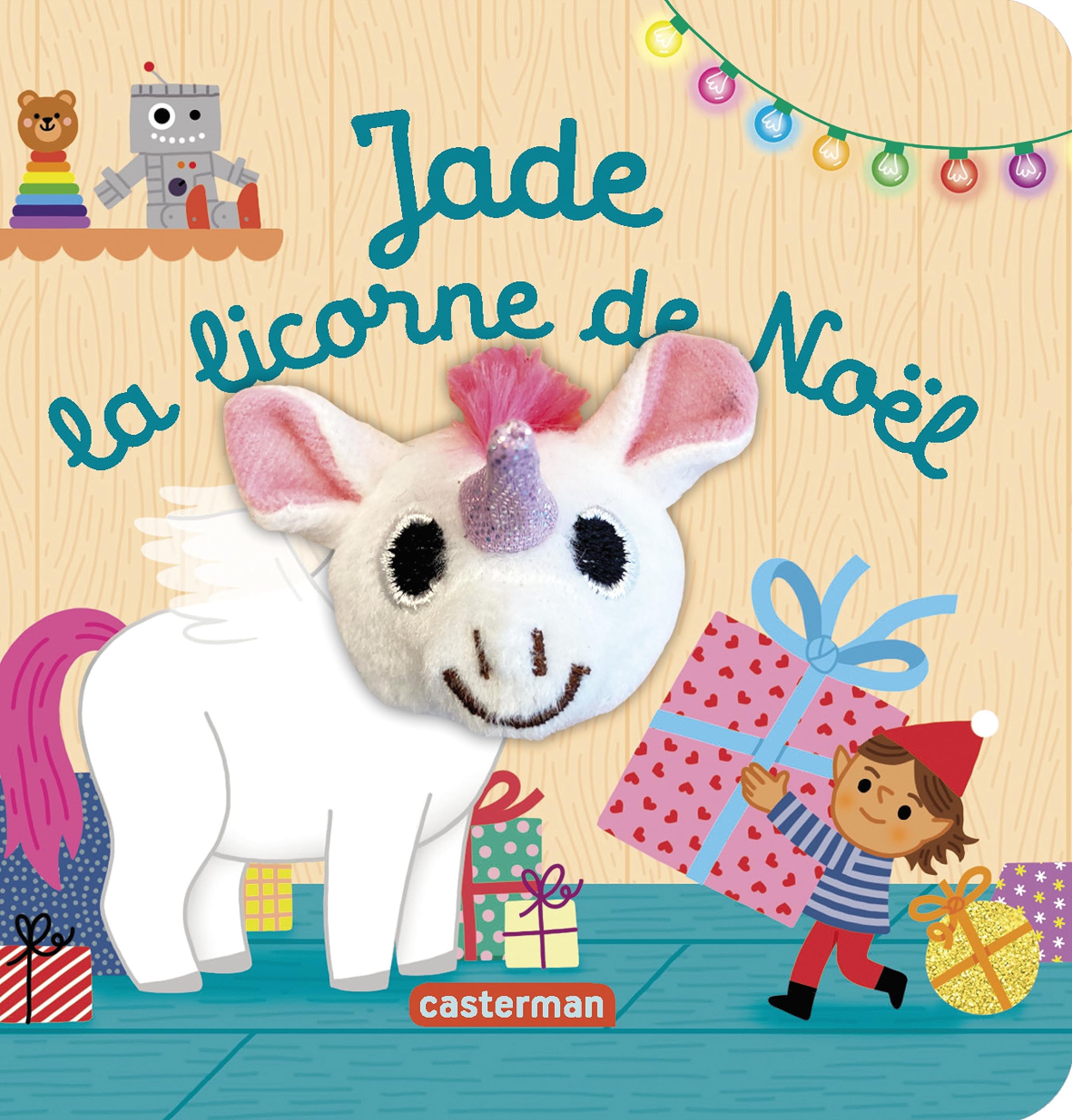 Jade la licorne de Noël: Livre marionnette pour bébé - dès 3 mois book