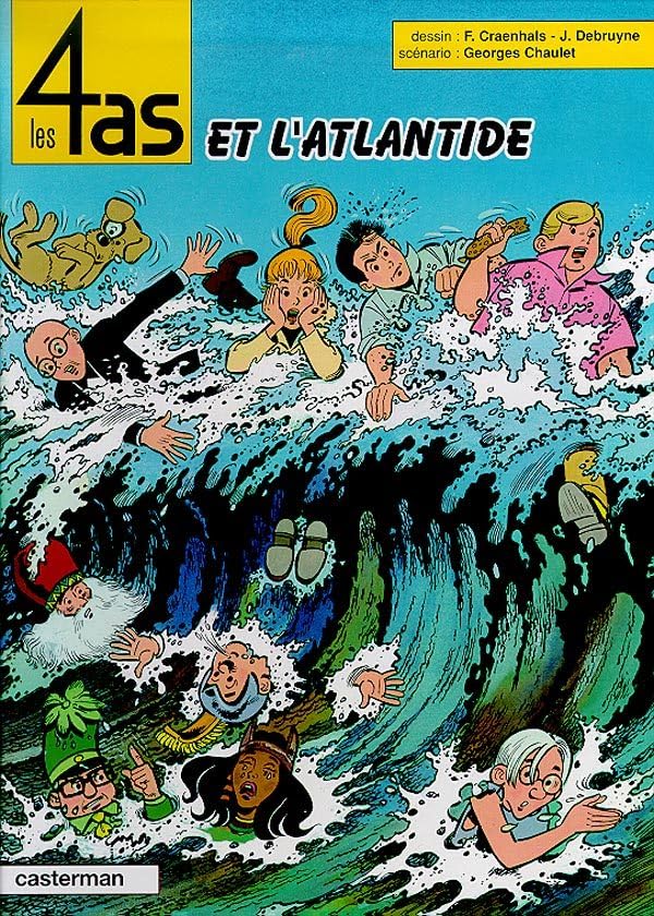 Les 4 As et l'Atlantide Manga