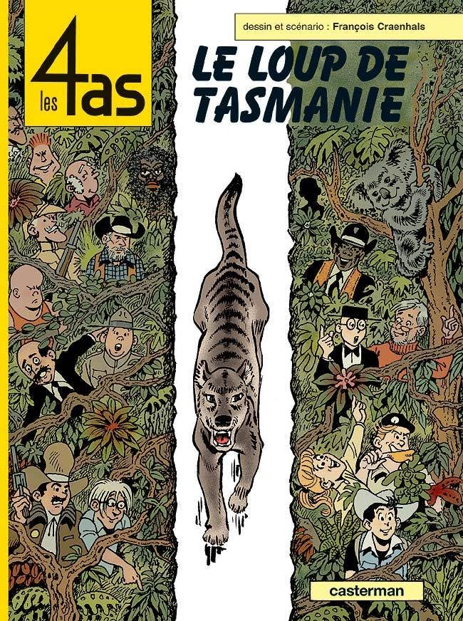 Les 4 As, tome 40 : Le loup de Tasmanie Manga