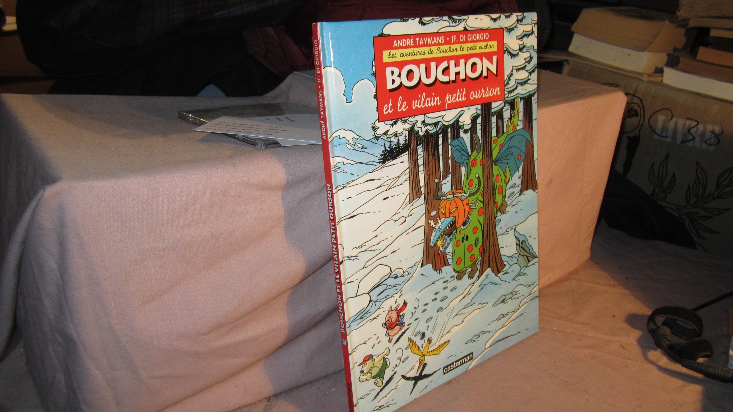 Bouchon le petit cochon. Bouchon et le vilain petit ourson Manga