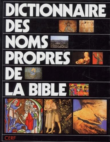 Dictionnaire Des Noms Propres De La Bible. 3eme Edition book