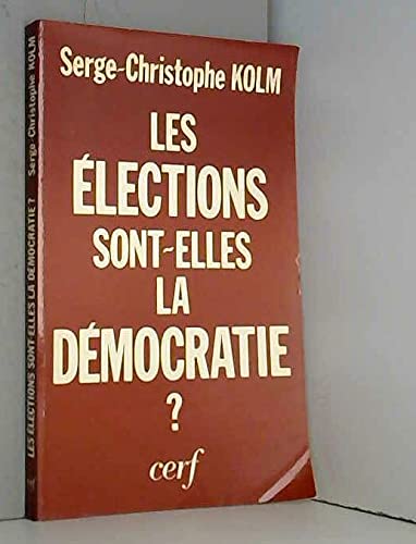 Les Elections sont-elles la démocratie ? Books