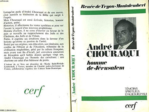 André Chouraqui, homme de Jérusalem book