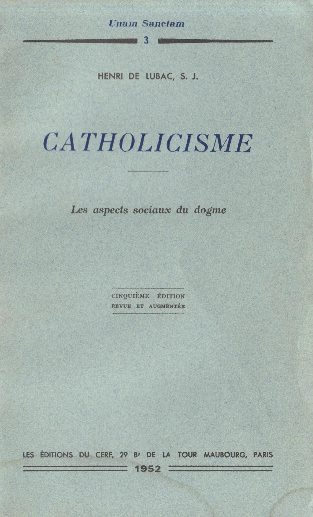 Catholicisme: Les aspects sociaux du dogme Books