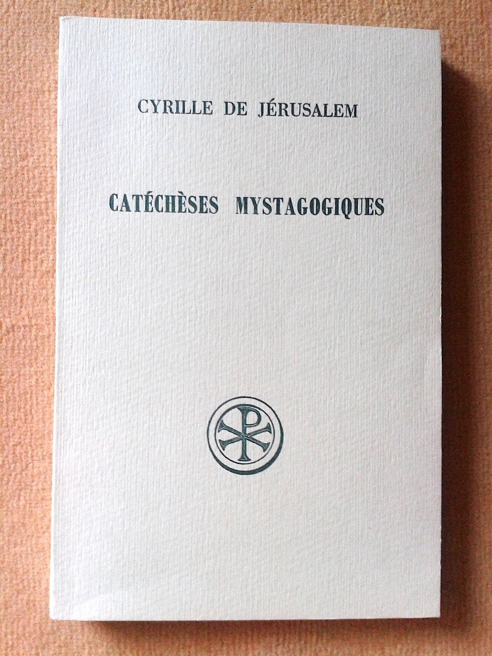 Catecheses Mystagogiques. Edition Bilingue Francais-Grec Books