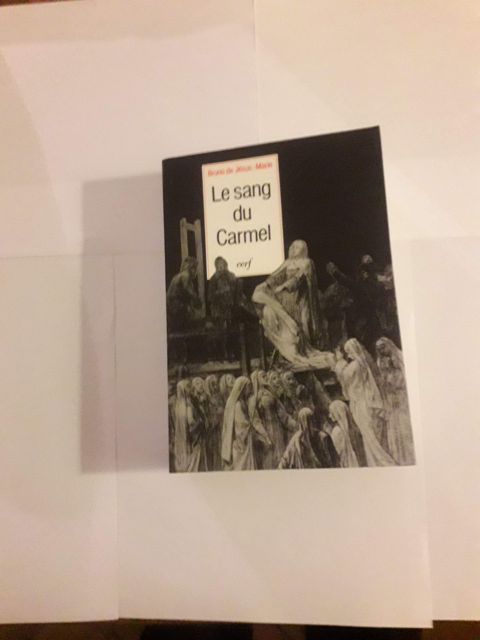LE SANG DU CARMEL OU LA VERITABLE PASSION DES SEIZE CARMELITES DE COMPIEGNE book