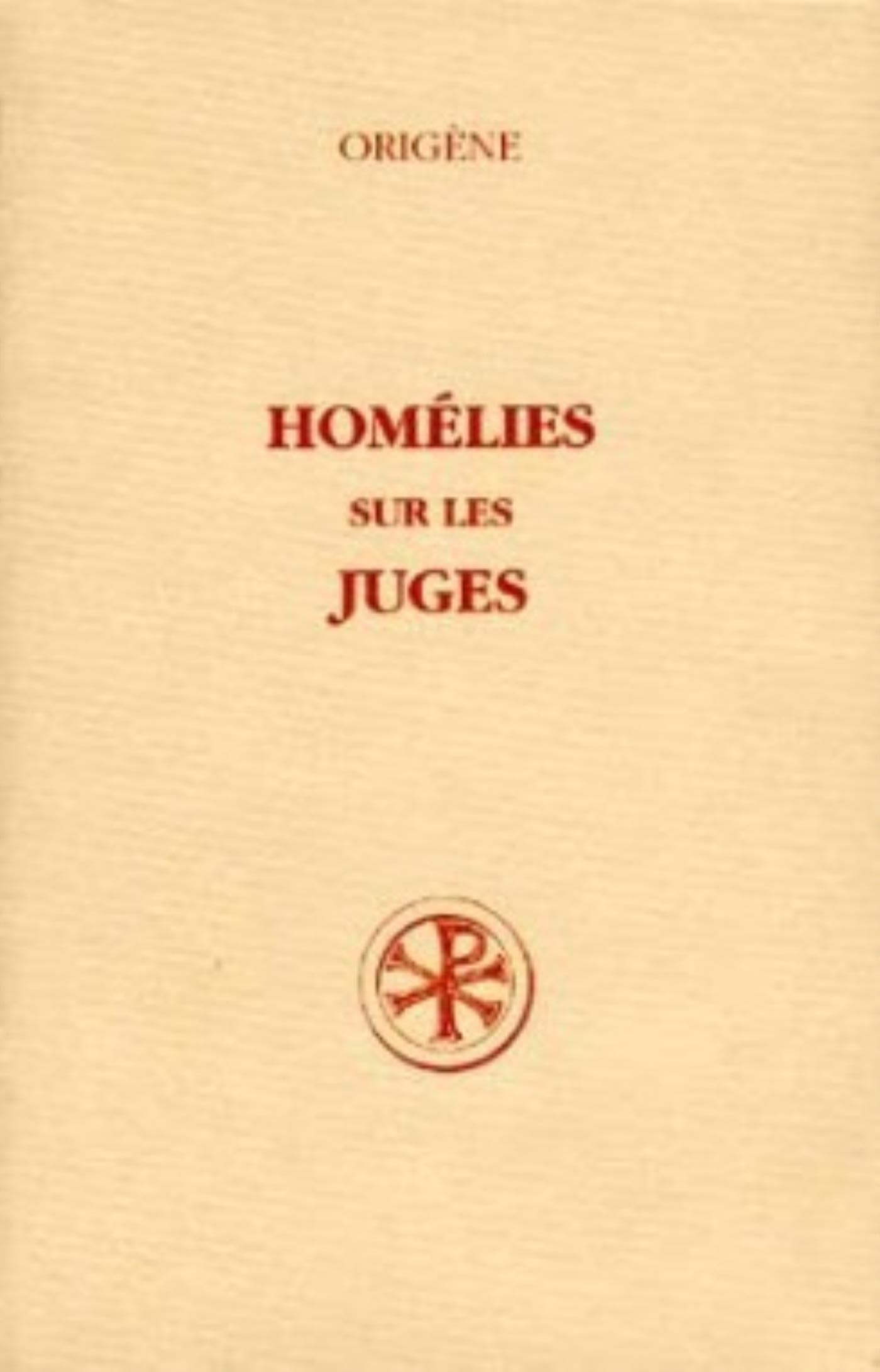 Homélies sur les Juges book