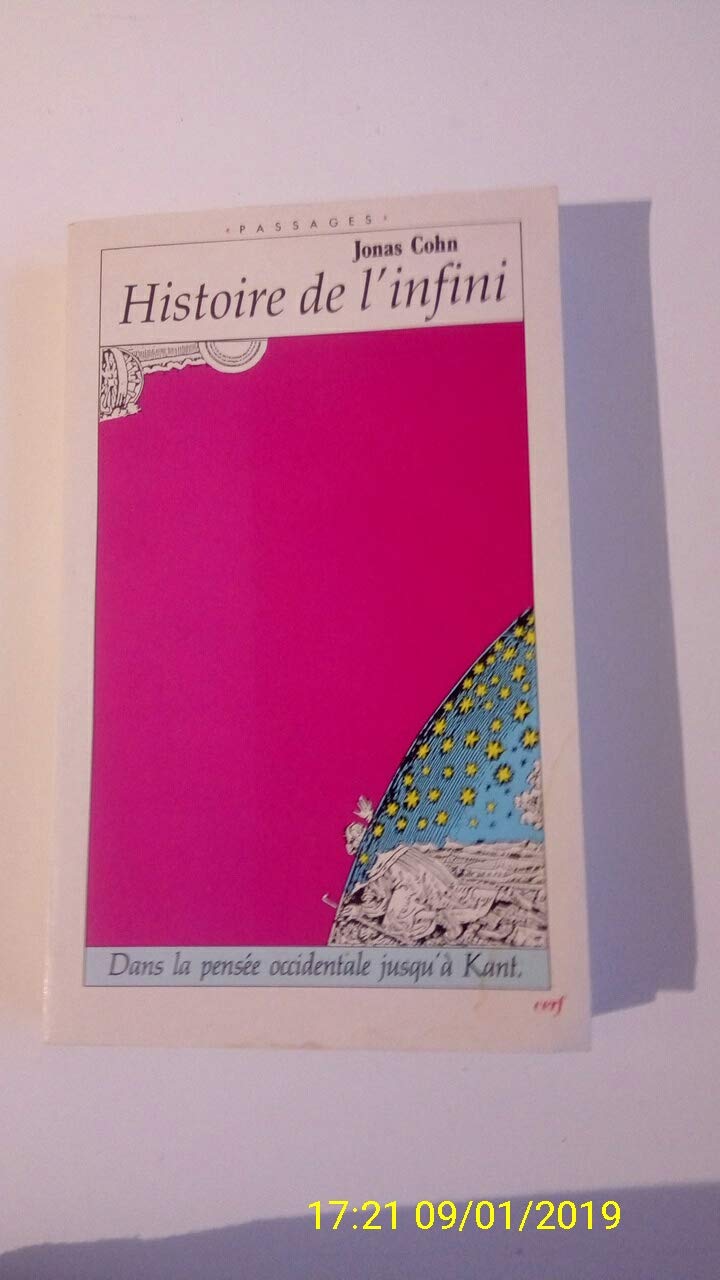 Histoire de l'infini : Le Problème de l'infini dans la pensée occidentale jusqu'à Kant book