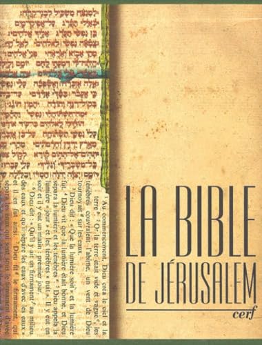 La Bible de Jérusalem, édition Major en toile verte book