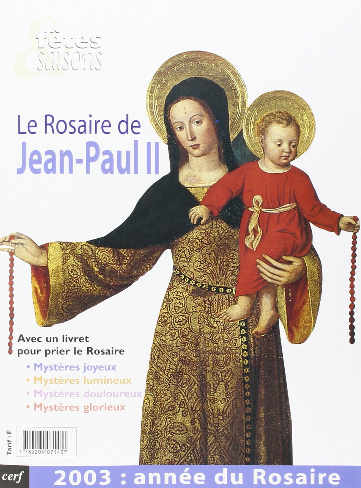 Pack de 10 AFS Le Rosaire de Jean-Paul 2 book