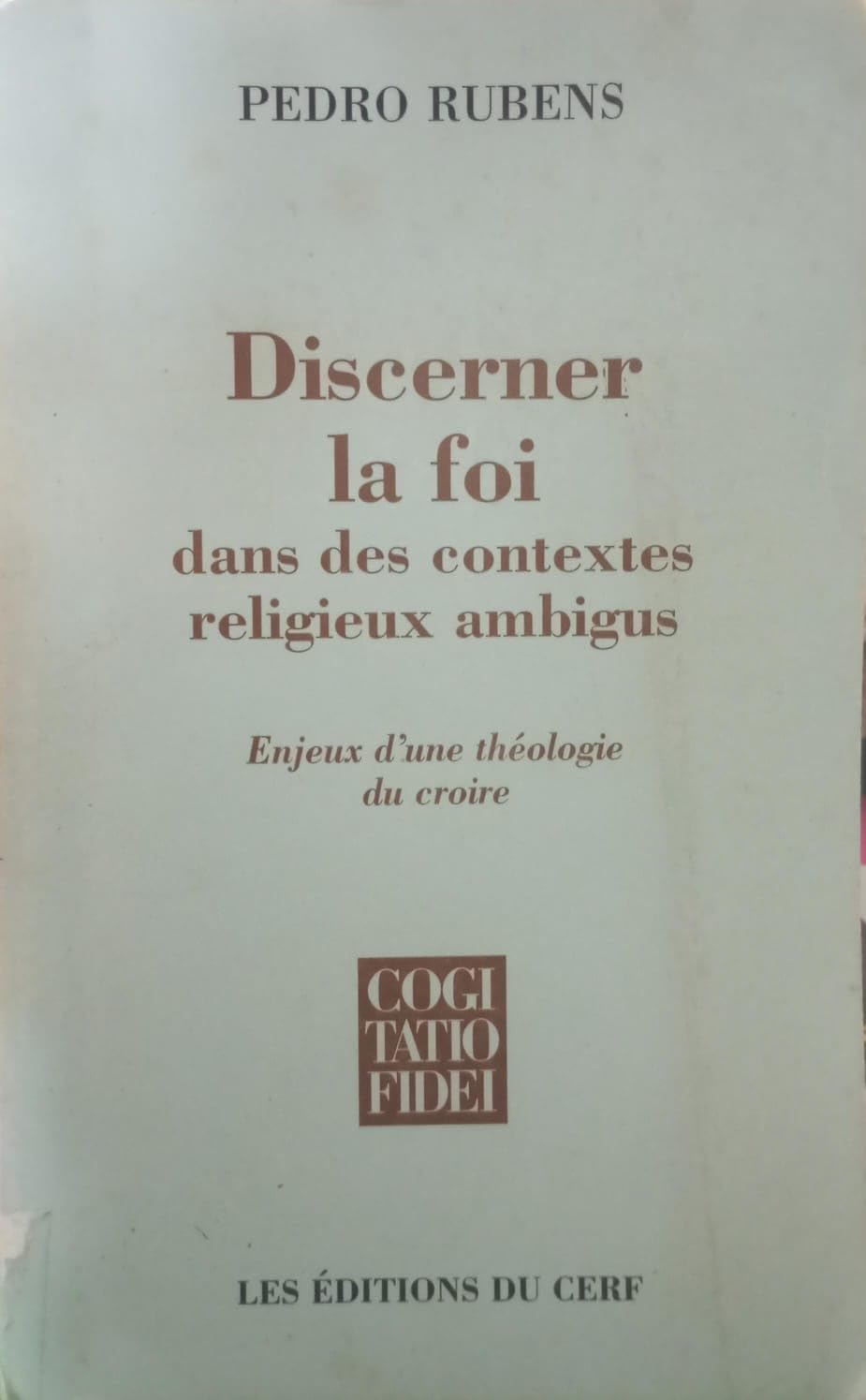 Discerner la foi dans des contextes religieux ambigus book