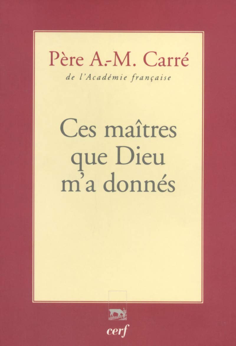 Ces maîtres que dieu m'a donnés book