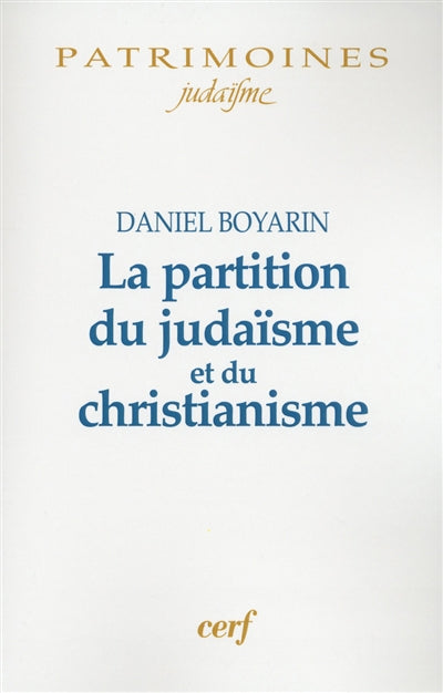 Product Image: La partition du judaïsme et du christianisme