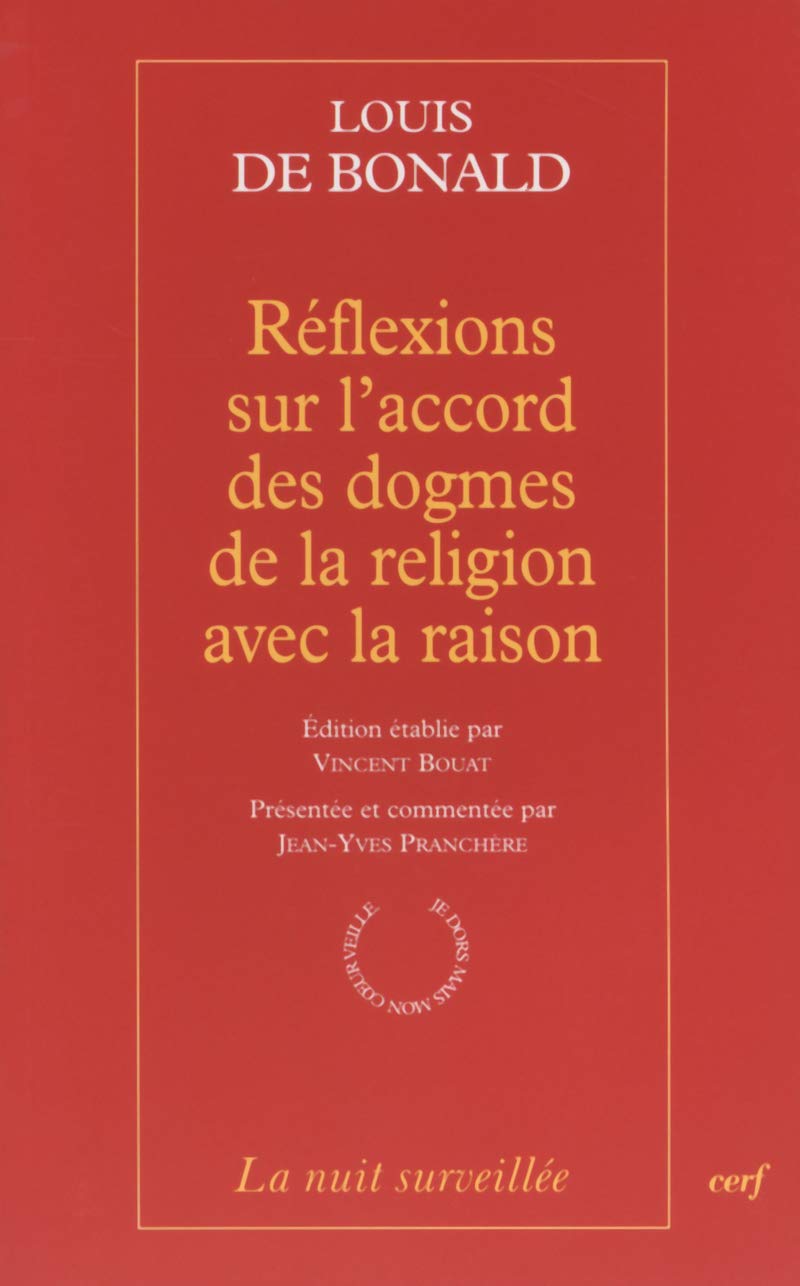 RÉFLEXIONS SUR L'ACCORD DES DOGMES DE LA RELIGIONAVEC LA RAISON Philosophy