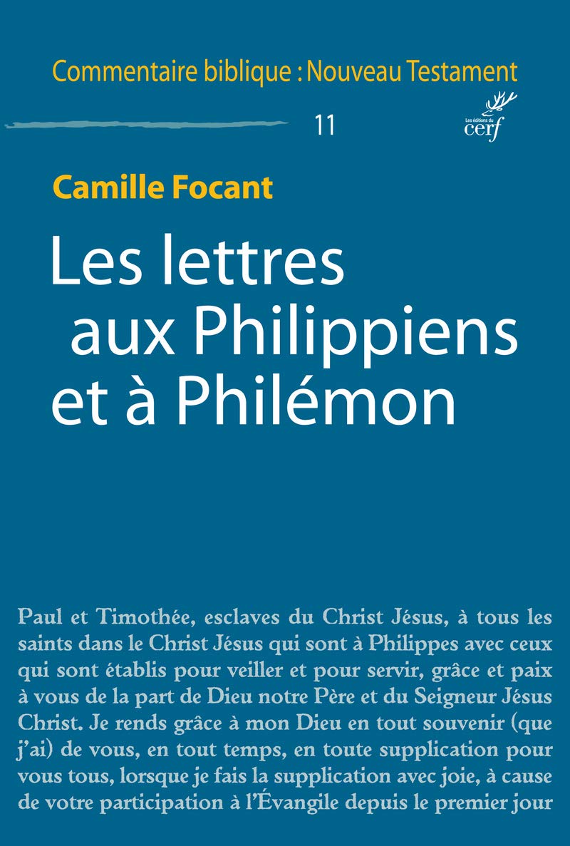 Les lettres aux Philippiens et à Philémon book