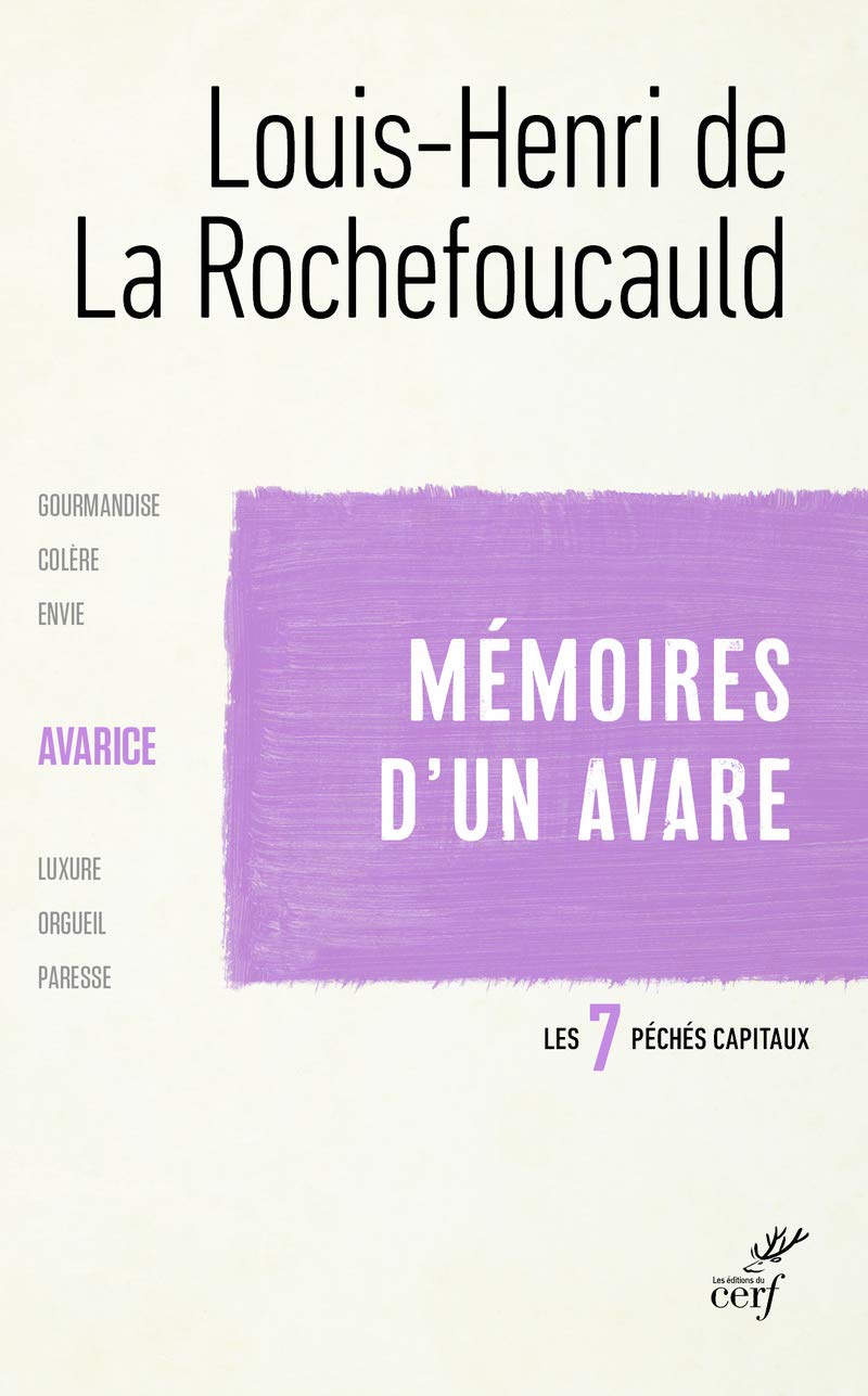 LES SEPT PECHES CAPITAUX : L'AVARICE Contemporary literature