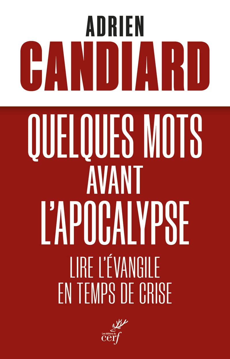 QUELQUES MOTS AVANT L'APOCALYPSE - LIRE L'EVANGILE EN TEMPS DE CRISE Religion & Esotericism