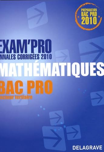 Mathématiques Bac Pro secteur tertiaire book