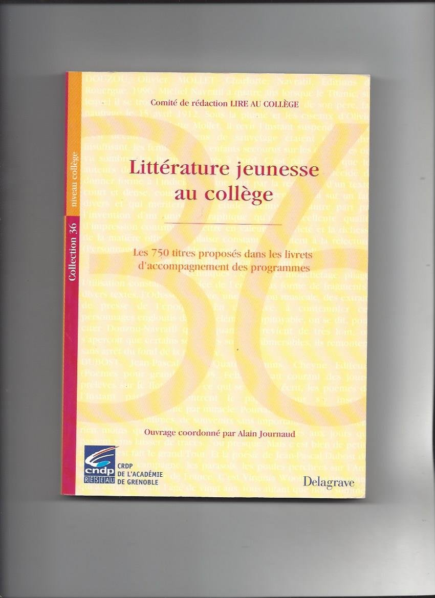 Litterature jeunesse au college les 750 titres proposes dans les livrets d'accom book