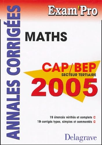 Mathématiques CAP et BEP: Secteur tertiaire book