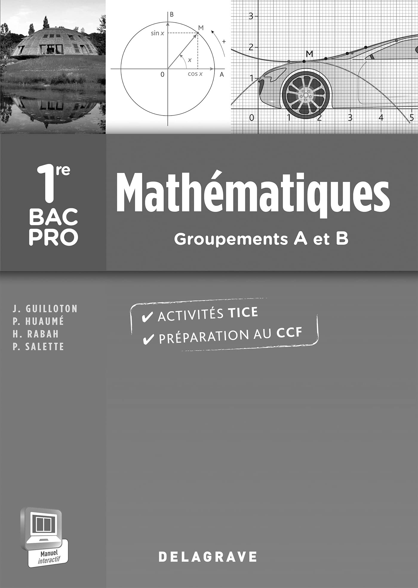 Mathématiques 1re Bac Pro Groupements A et B - Spécimen enseignant avec corrigés inclus book