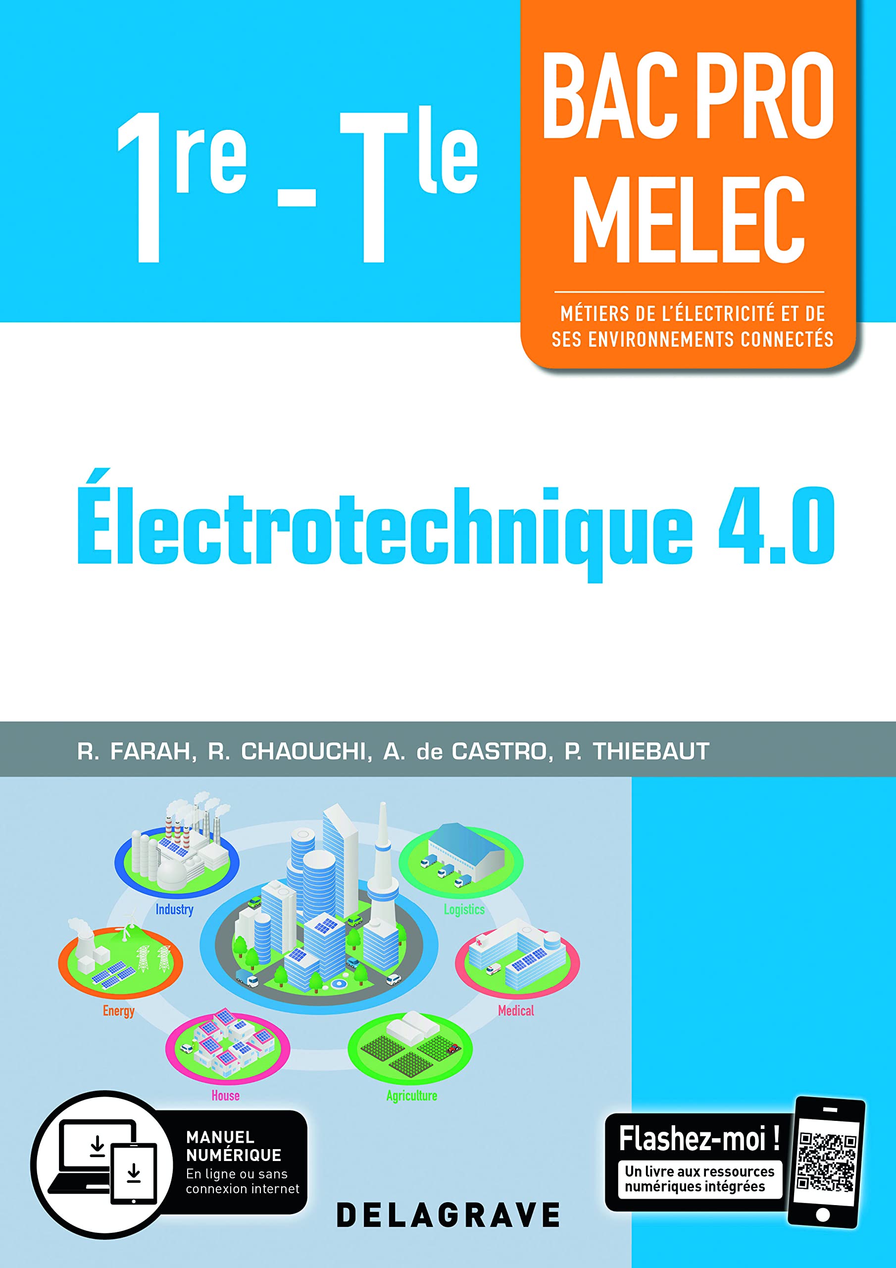 Électrotechnique 4.0 1re, Tle Bac Pro MELEC (2019) - Pochette élève book