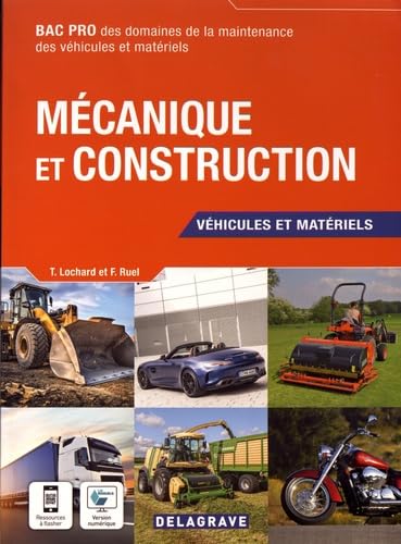 Mécanique et construction - véhicules et matériels (2022) - Pochette élève book
