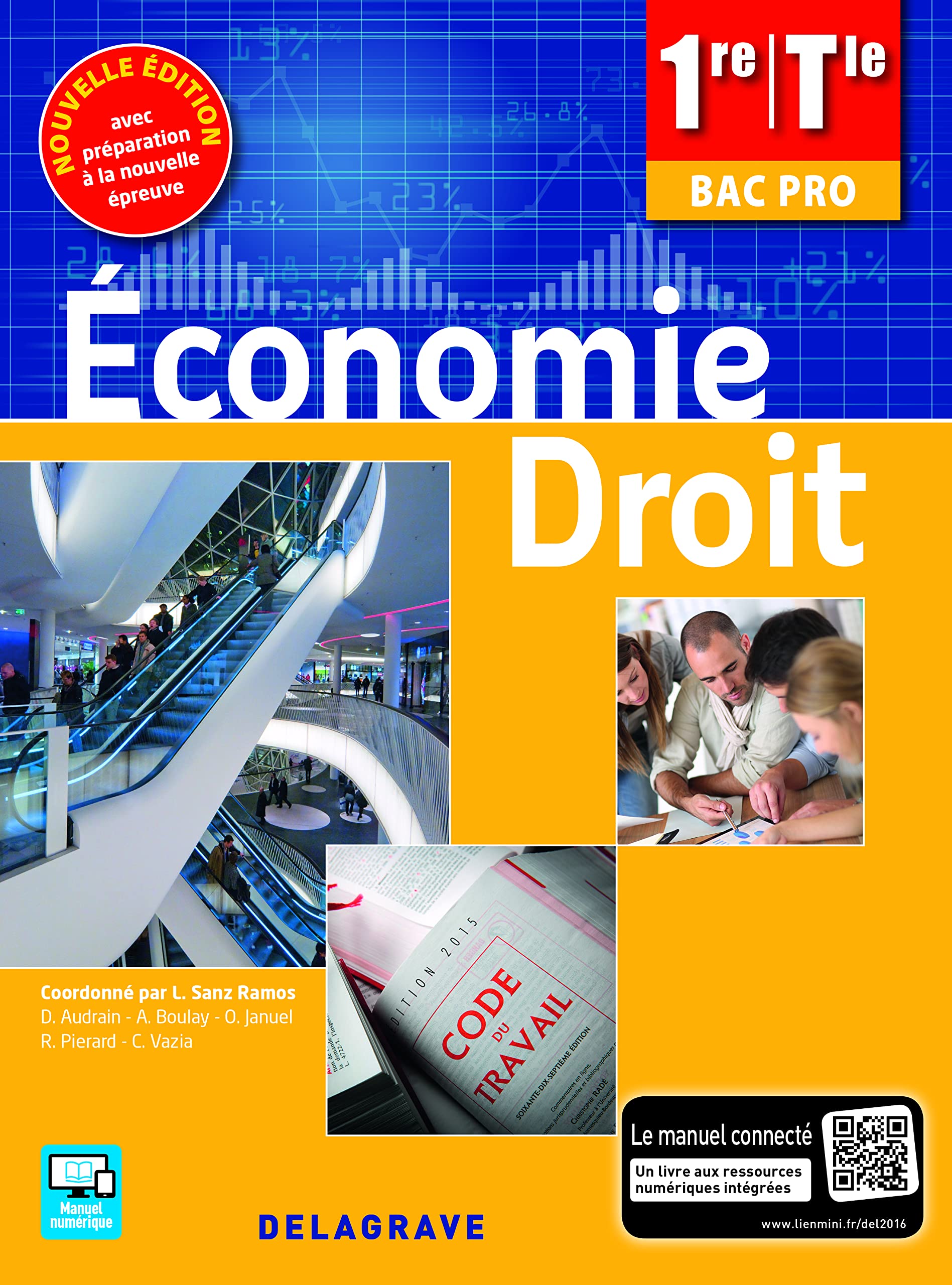 Économie Droit 1re, Tle Bac Pro (2016) - Pochette élève book