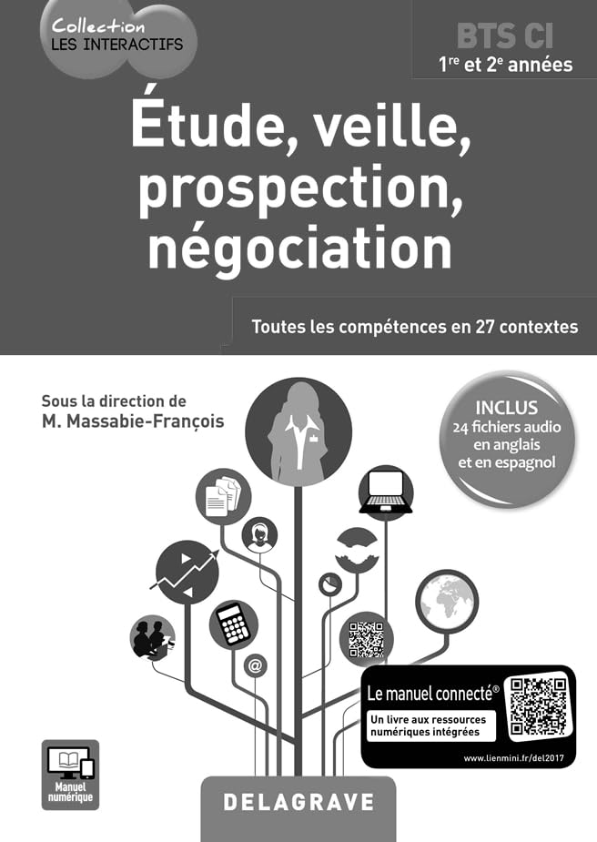 Étude, veille, prospection, négociation BTS Commerce International (2017) - Livre du professeur book