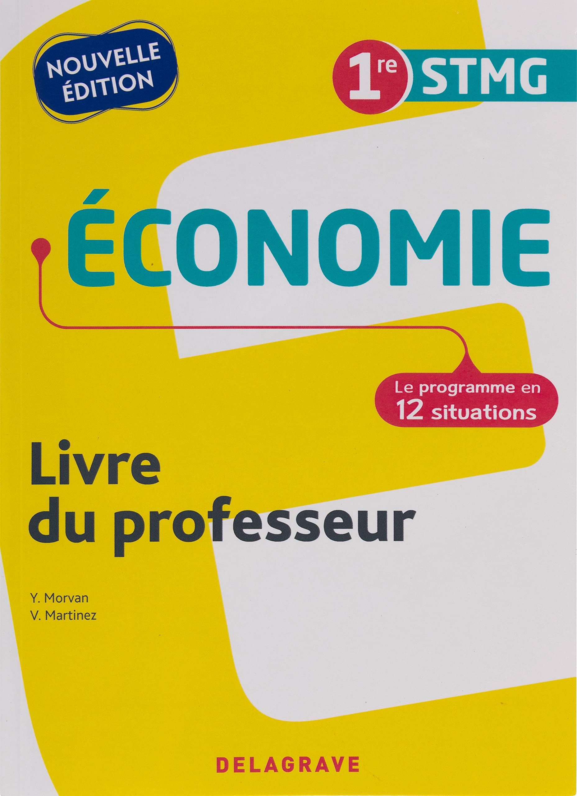 Économie 1re STMG (2021) - Pochette - Livre du professeur book