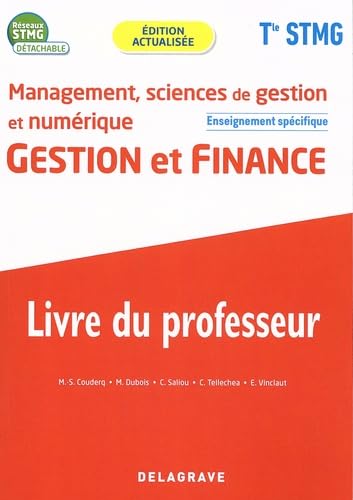 Réseaux STMG - Gestion et Finance Tle STMG (2022) - Pochette - Livre du professeur book