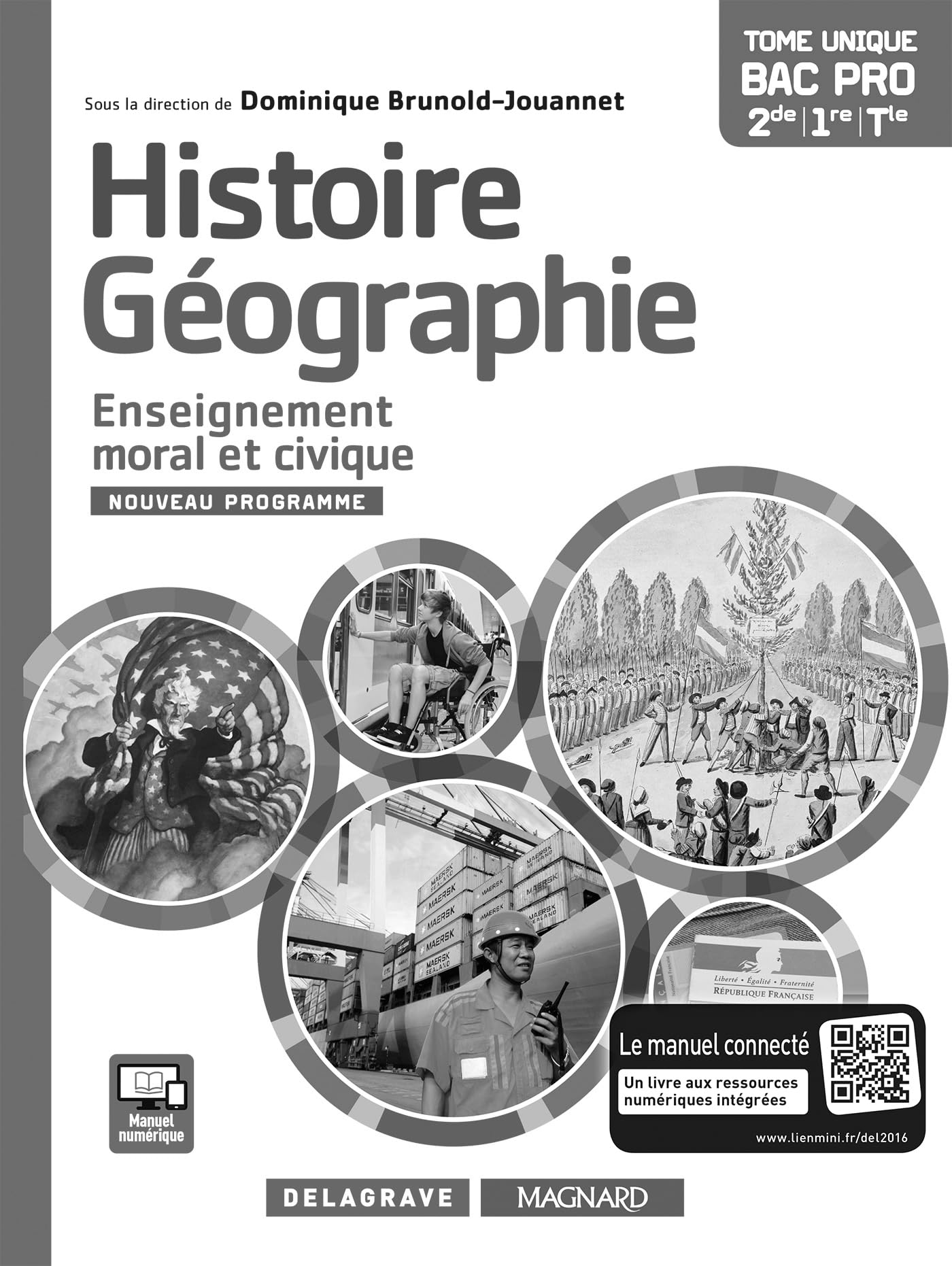 Histoire Géographie Enseignement moral et civique (EMC) 2de, 1re, Tle Bac Pro (2016) - Livre du professeur book