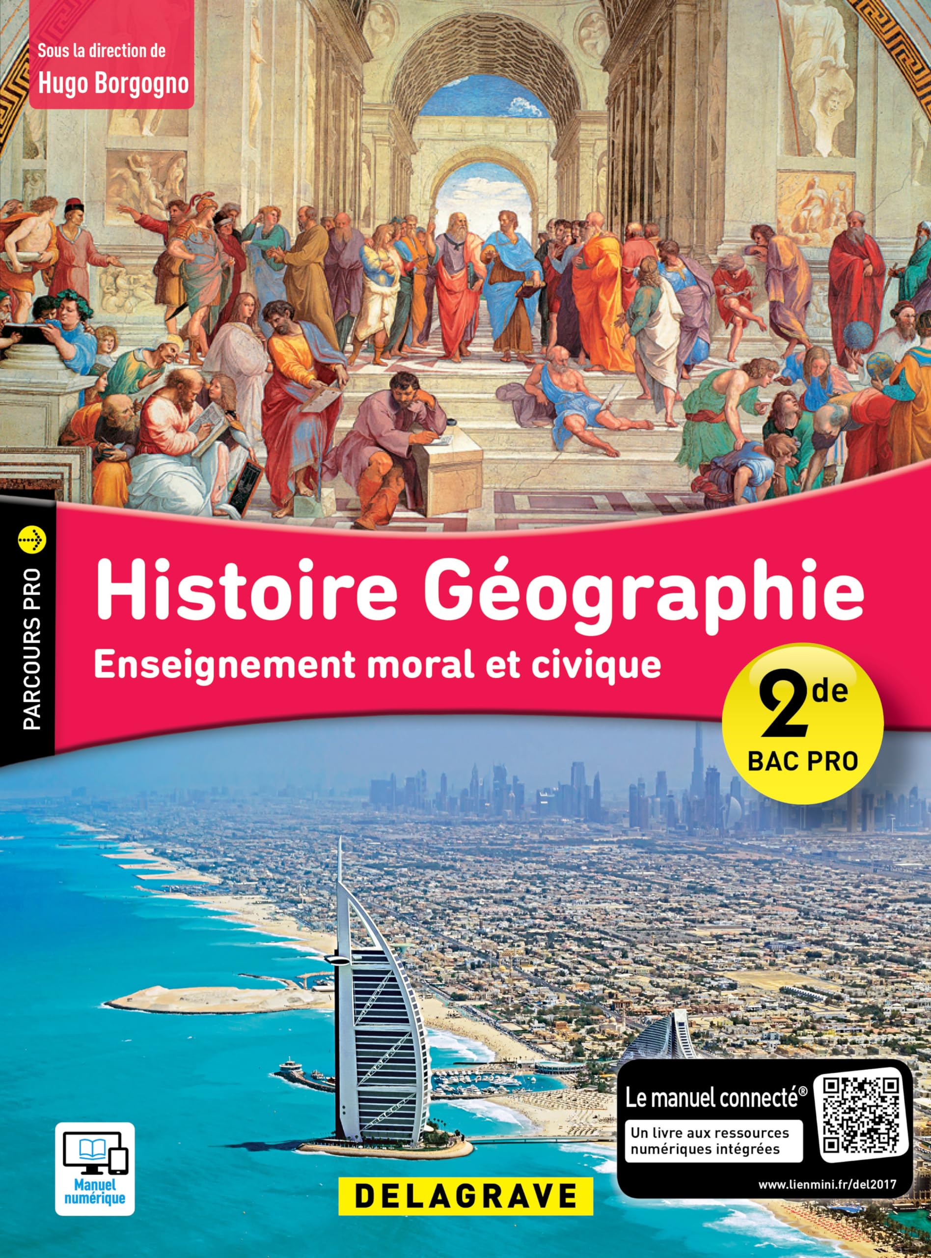 Histoire Géographie Enseignement moral et civique (EMC) 2de Bac Pro (2017) - Pochette élève book