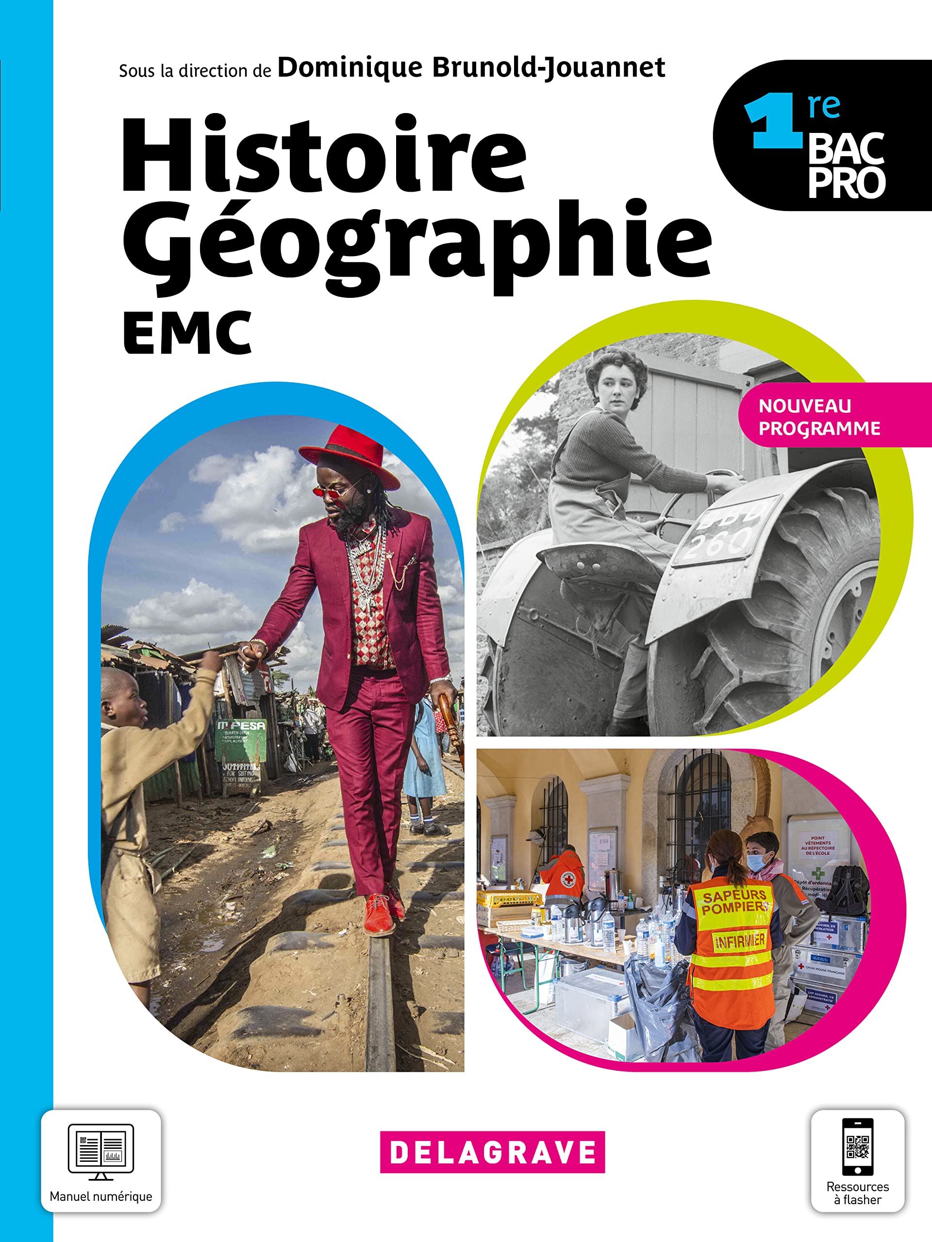 Histoire Géographie EMC 1re Bac Pro (2021) - Manuel élève Professional & Reference Books