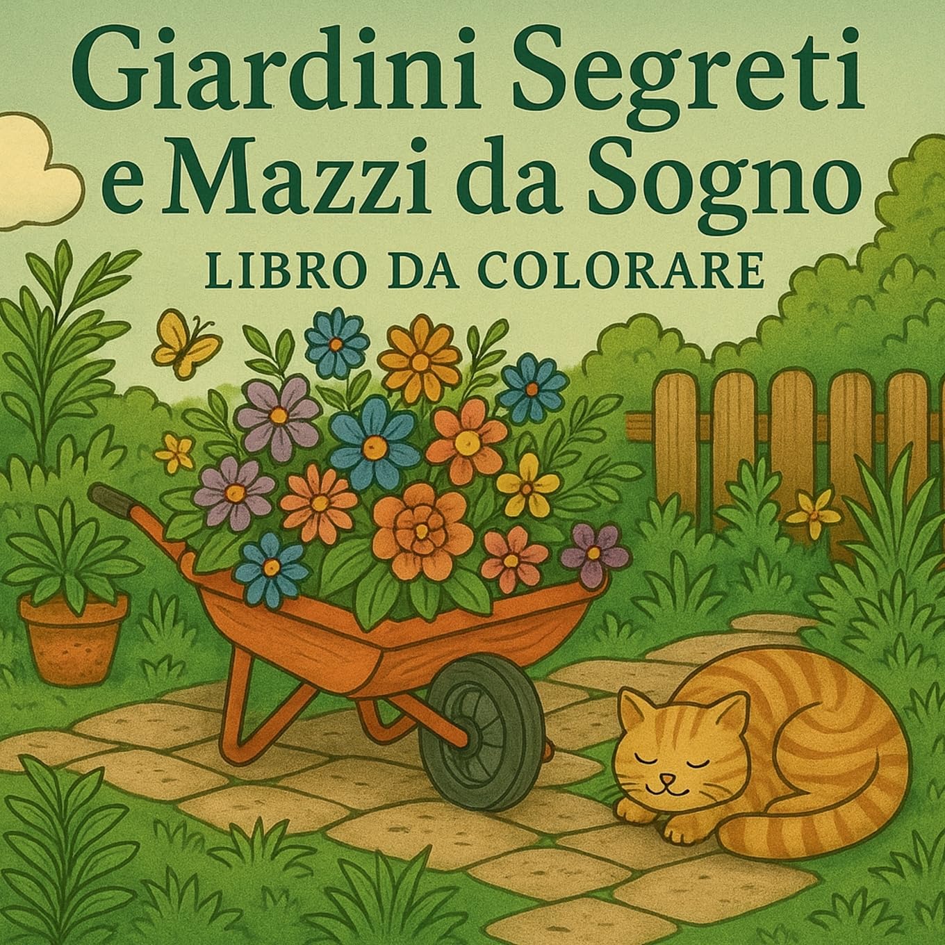 Giardini Segreti e Mazzi da Sogno Libro da Colorare Hobbies & Crafts