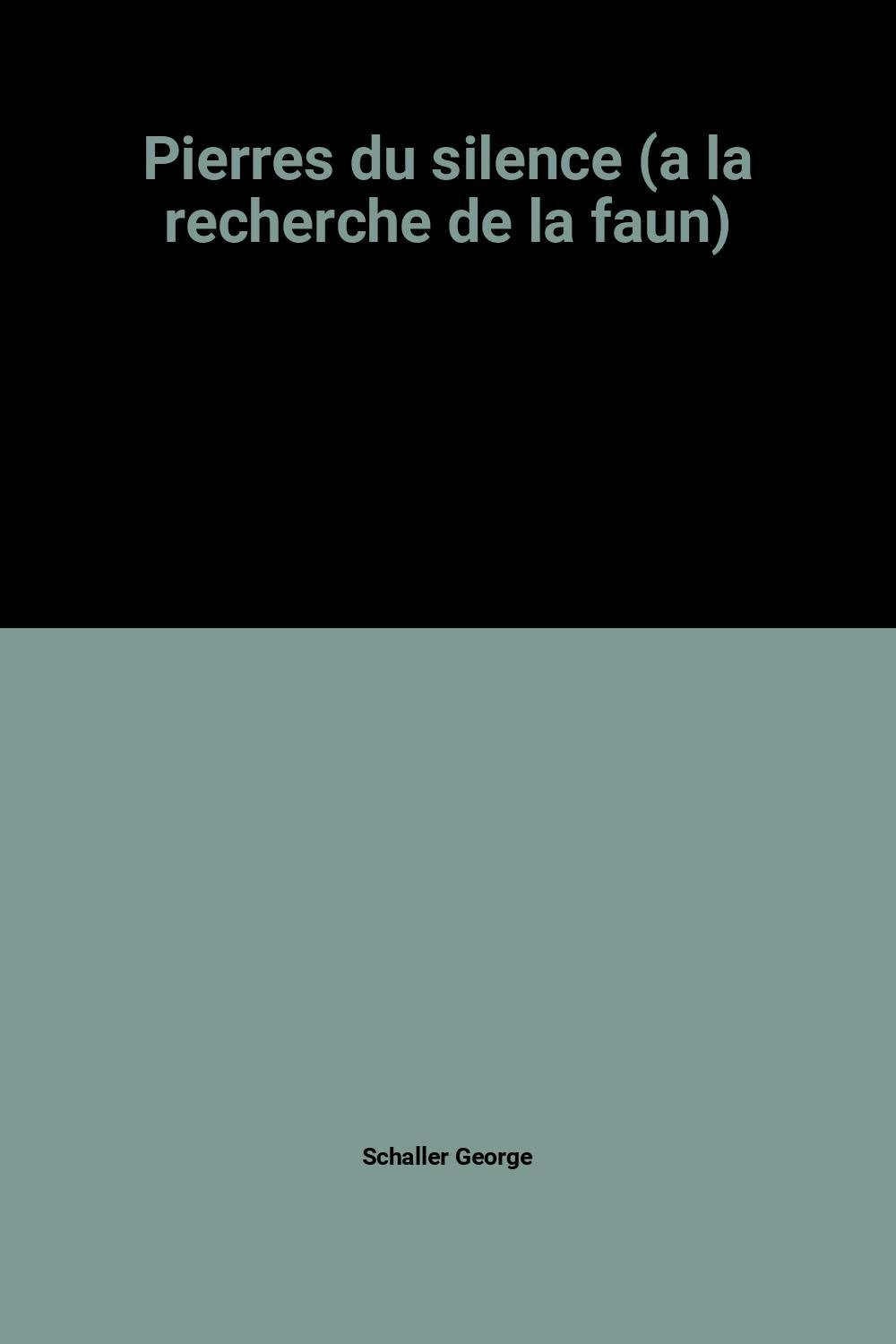 Les pierres du silence, à la recherche de la faune himalayenne Books