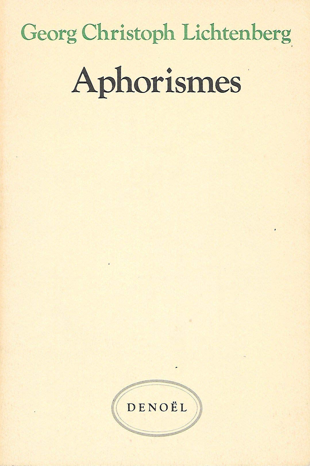 APHORISMES Essays & Short Stories