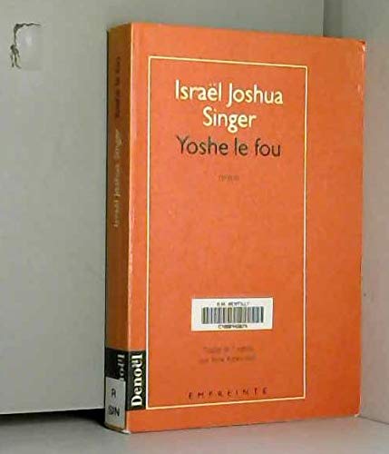 Yoshe le fou book