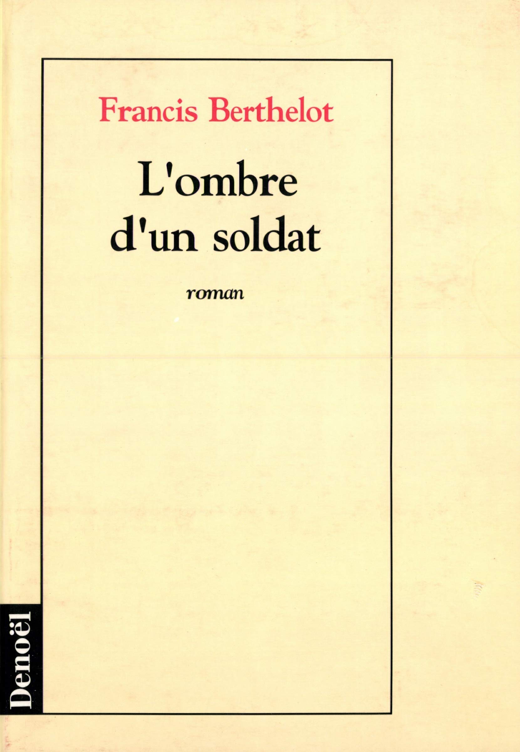 L'ombre d'un soldat book