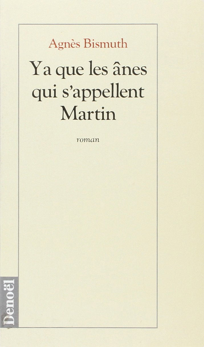 Ya que les ânes qui s'appellent Martin book