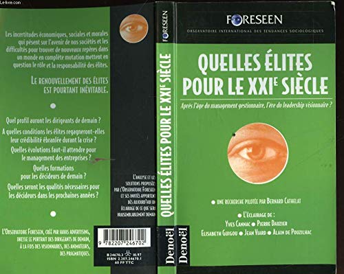 Quelles élites pour le XXIe siècle book