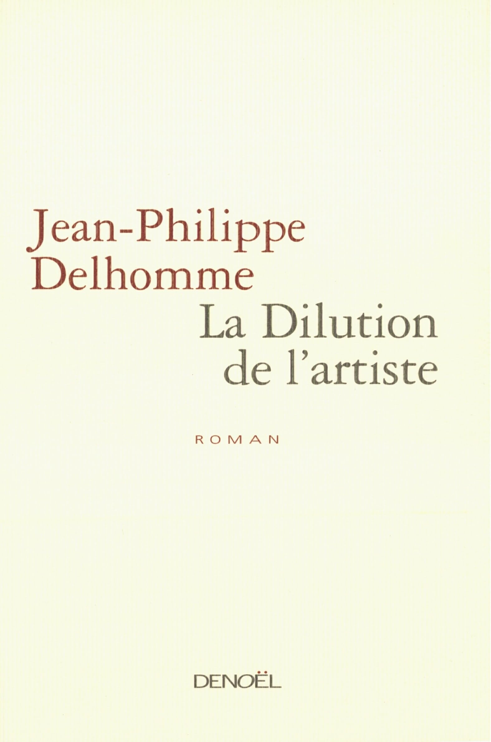 La dilution de l'artiste book
