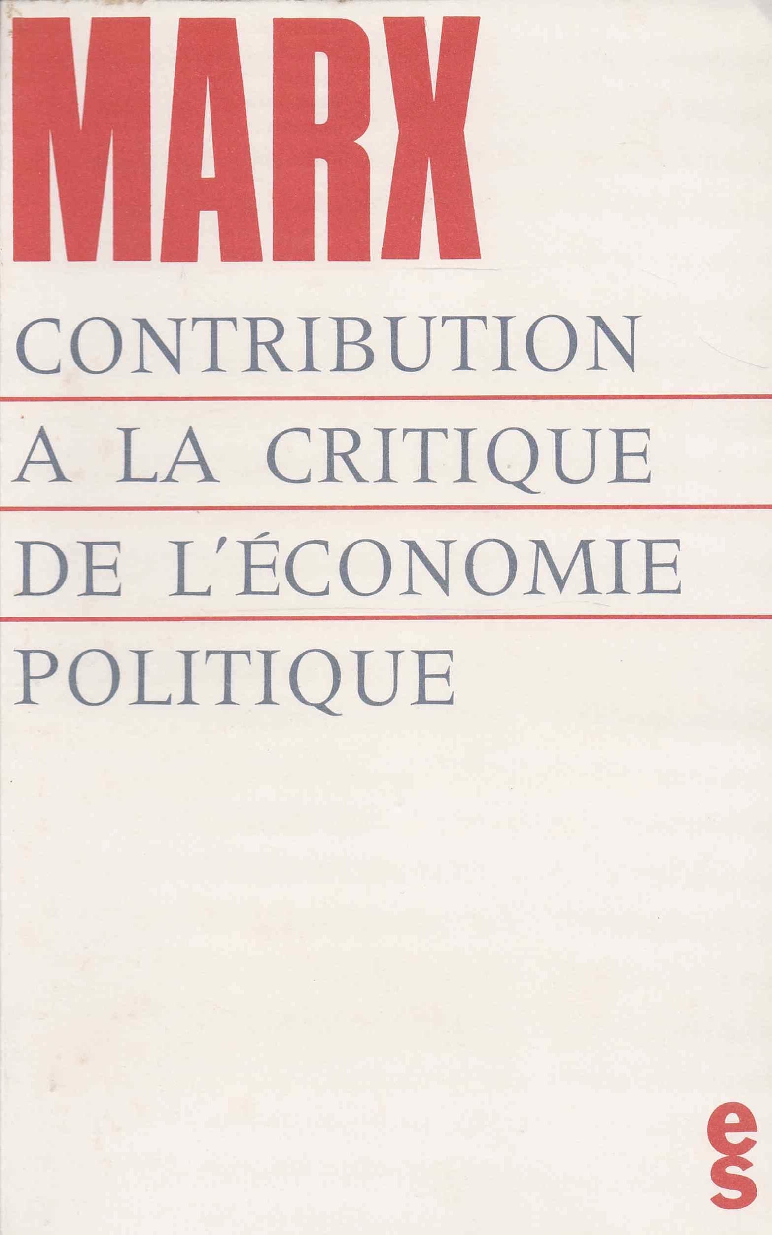 Contri a la crit éco po b 073193 (Biblio Generale) Books