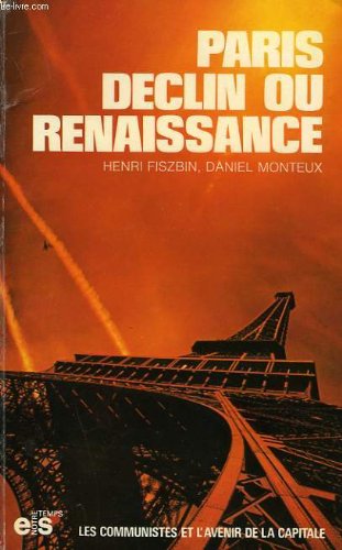 Paris, déclin ou renaissance Books