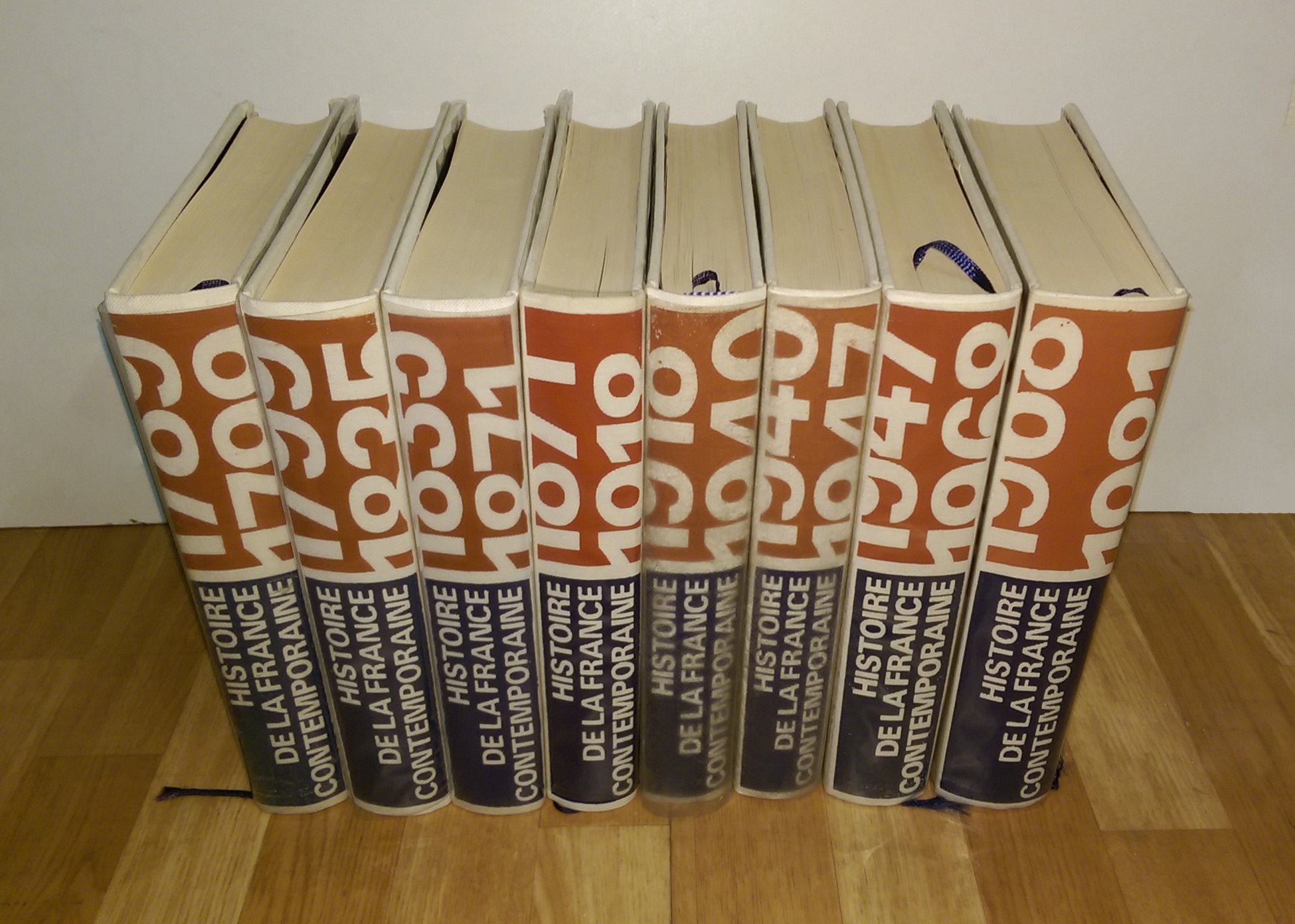 HISTOIRE DE LA FRANCE CONTEMPORAINE 1789 à 1981 Complète 8 Tomes book