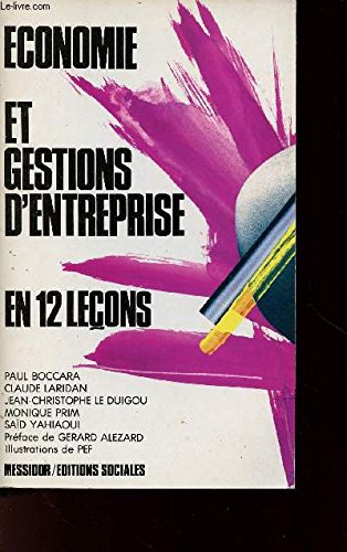 Economie et gestions d'entreprise en 12 lecons book